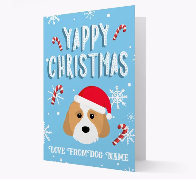 Yappy Christmas: Personalized {breedFullName} Christmas Card